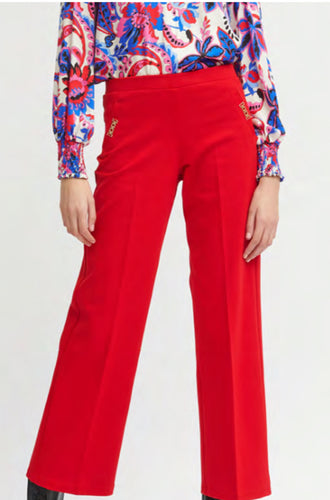 Bariloche - Lupino - Straight leg trousers  red