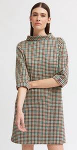 Tinta - Faina - 60's Inspired Dress - Hound's tooth check