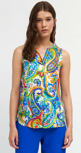 Tinta - Tati - Sleeveless Summer top - Multicolour Paisley Print